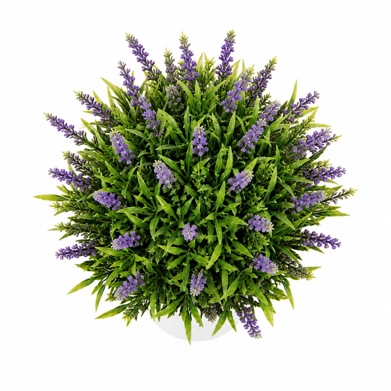 Liberty Wholesale Artificial Lavender Potted Plant with Plastic Pot