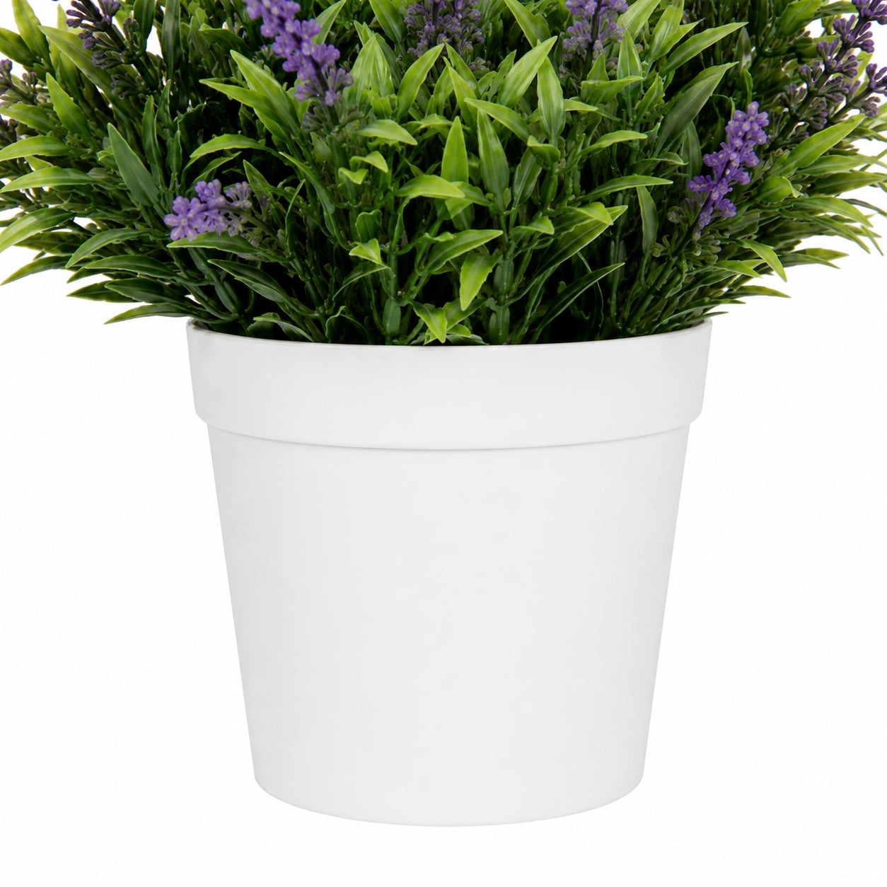 Liberty Wholesale Artificial Lavender Potted Plant with Plastic Pot