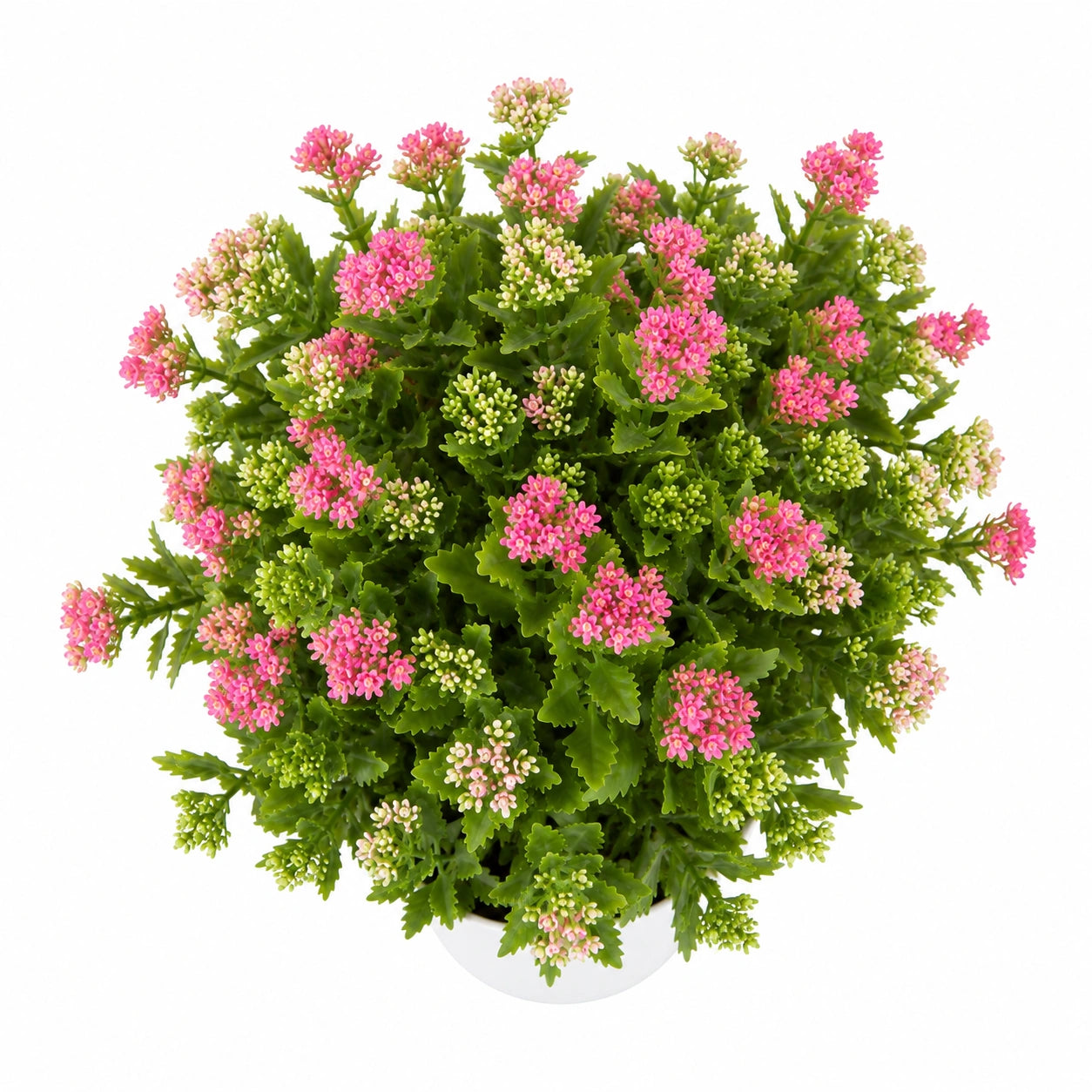 Liberty Wholesale Artificial Lavender Potted Plant with White Plastic Pot